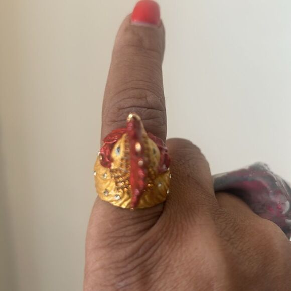 ***Host Pick: Together We Posh 10/27/25 Colorful Rooster Statement Ring - Picture 3 of 4